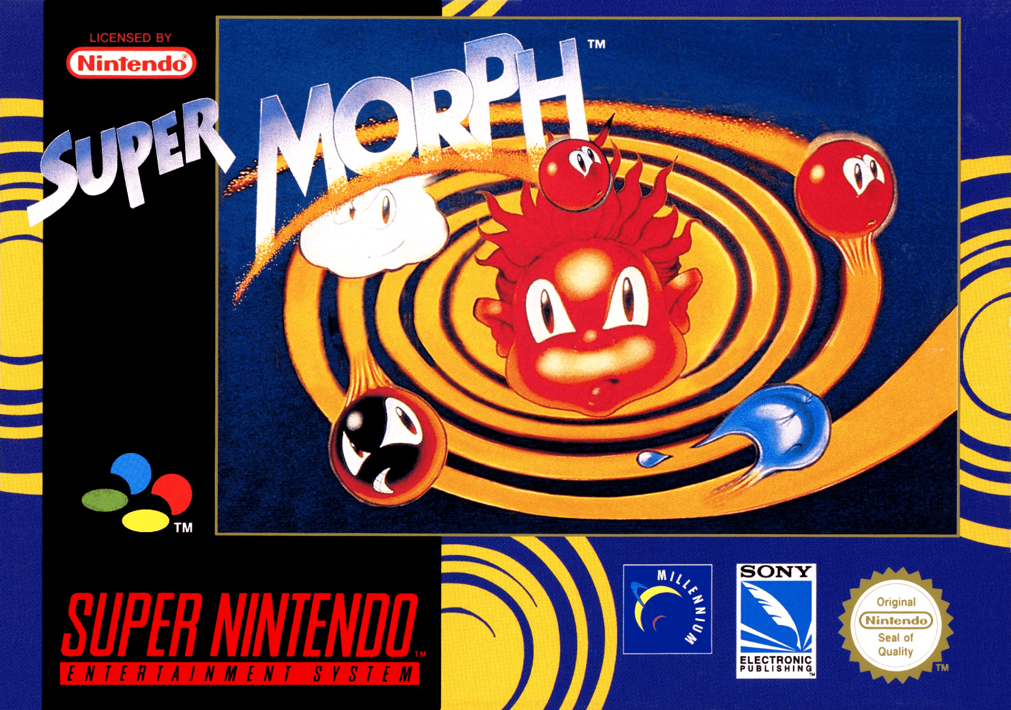 Super Morph box art for Super Nintendo